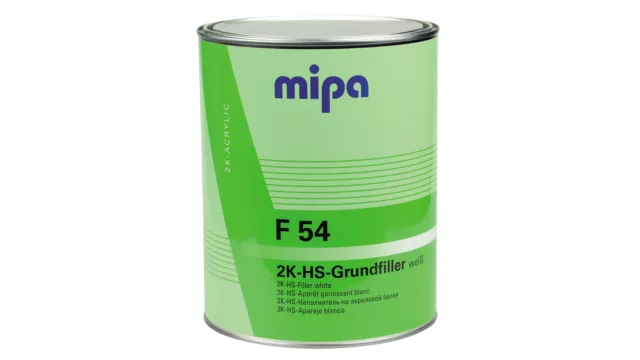 Mipa 2K-HS-Grundfiller F54 weiß Autoreparaturlackierung Füller (1L)