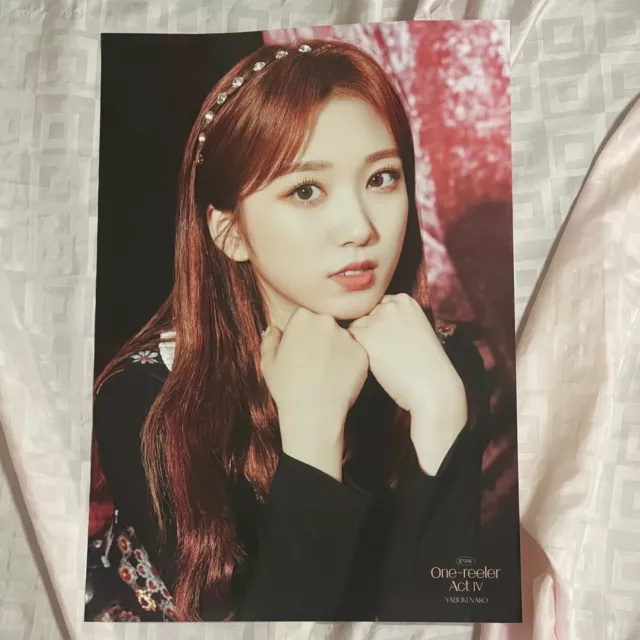 Yabuki Nako Official IZONE Poster one Reeler Act Iv Unfolded HardTube Packing