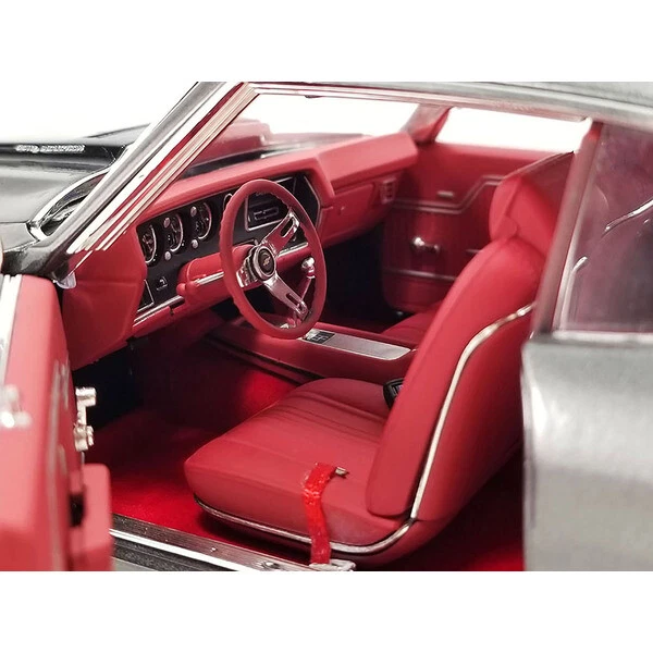 1970 Chevrolet Chevelle LS6 Shadow Gray with Black Stripes and Red Interior L...