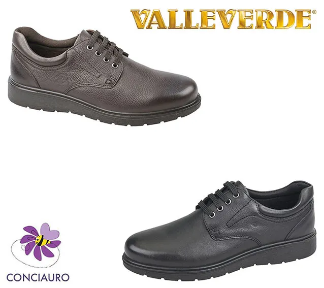 Scarpa Uomo Lacci Valleverde Memory Foam Vera Pelle Comoda Made In Italy