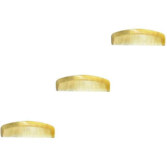 3 Count Man Detangling Comb Anti-static Fine Hair Combs Without Handle
