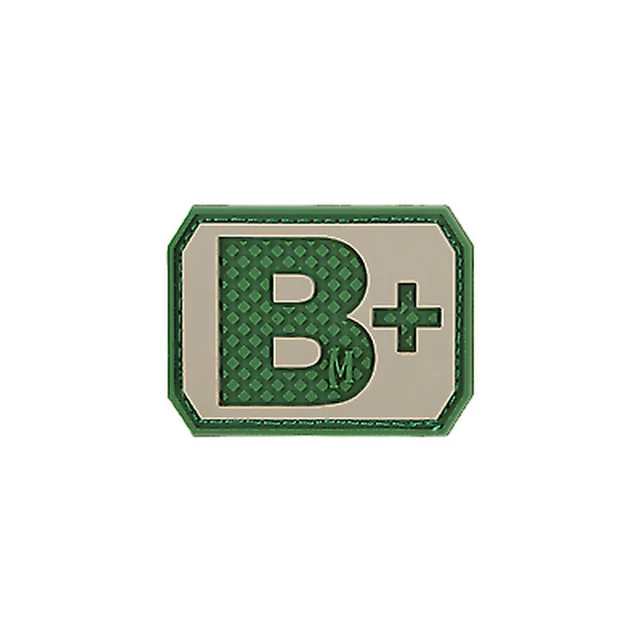 Maxpedition B POS Blood Type Morale Badge Patch BTBPA