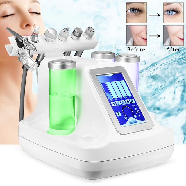 Macchina di bellezza viso 6 in 1 dermoabrasione idro dermoabrasione