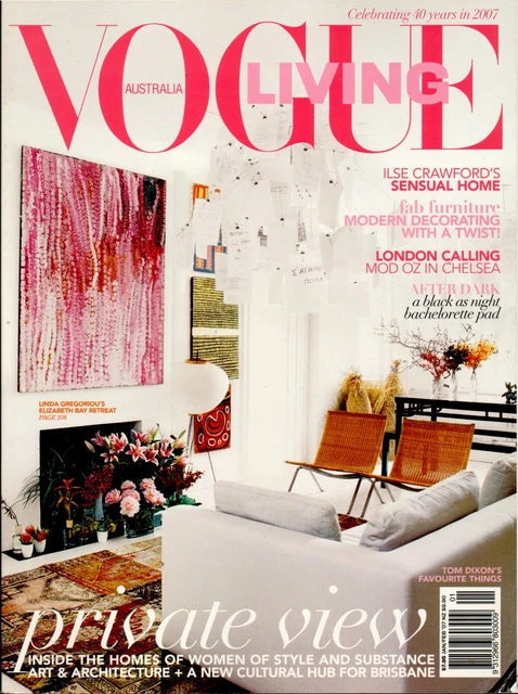 VOGUE LIVING - January/Feb.2007 - Linda Gregoriou, Stefan Tyra, Piero ...