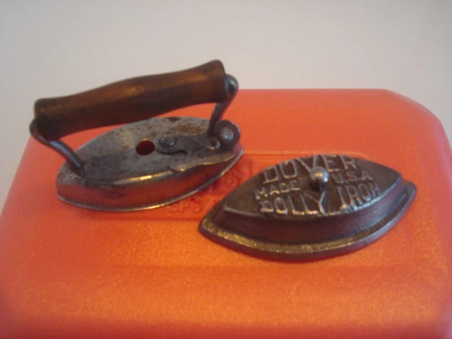 Ancien Fer à Repasser De Dentellière, France, 1900, Objet Vintage De Collection