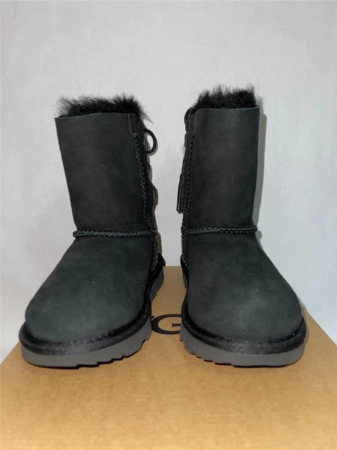 UGG BOOT GIRLS 6 Women 7.5 Kristabelle Corset Lace Up Suede
