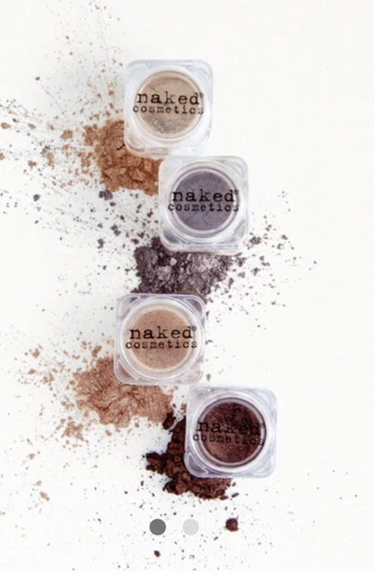 Juego de pigmentos de sombra de ojos de 4 piezas Naked Cosmetics 0,05 oz cada uno nuevo en caja y sellado
