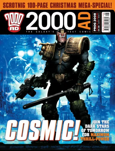 2000AD ft JUDGE DREDD - PROG 2008 (CHRISTMAS ANNUAL) - EXCELLENT CONDITION