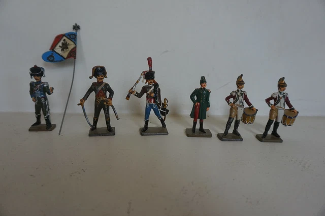 lot de 9 soldats NAPOLEON cavalier STARLUX