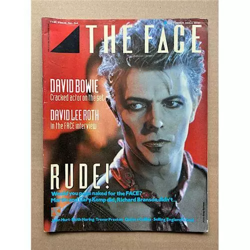 David Bowie The Face #54 Magazin Oktober 1984 David Bowie Cover Mit Feature In