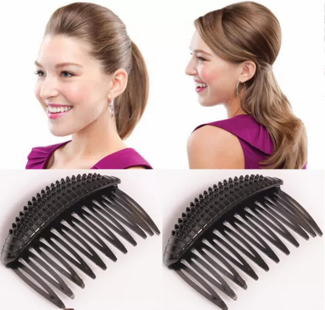5 Women Fashion Hair Styling Clip Volume Boost Comb Stick Bun Maker Braid Tool