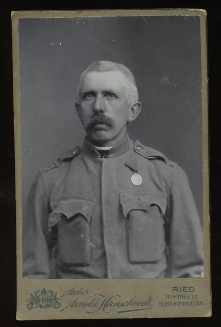 CDV - KuK Soldat Feldgrau mit Orden - Ried