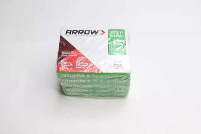 (5000-Pk) Arrow Universal Fit Light Duty Staples 23GA 7/16" x 3/8"