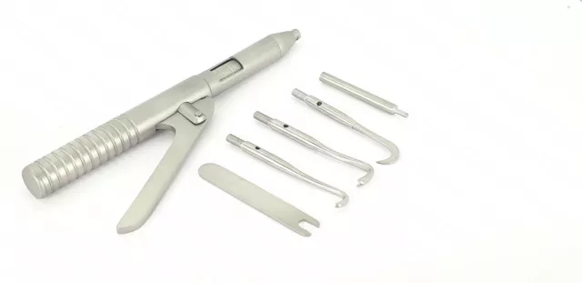 Dental Crown Remover Gun Automatic With Attachments