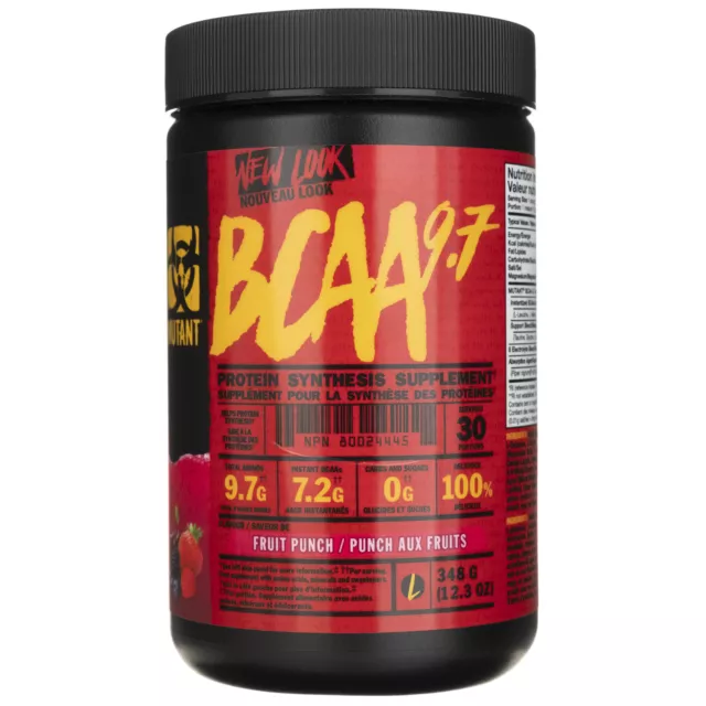 PVL Mutant BCAA 9.7, punch aux fruits, 348 g