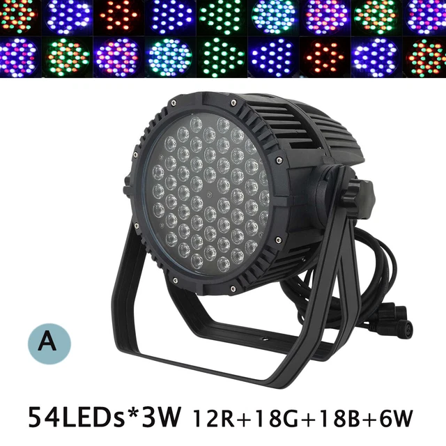 Waterproof RGBW / UV LED Par Stage Light DMX DJ Par64 Light IP65 DJ Washer Light