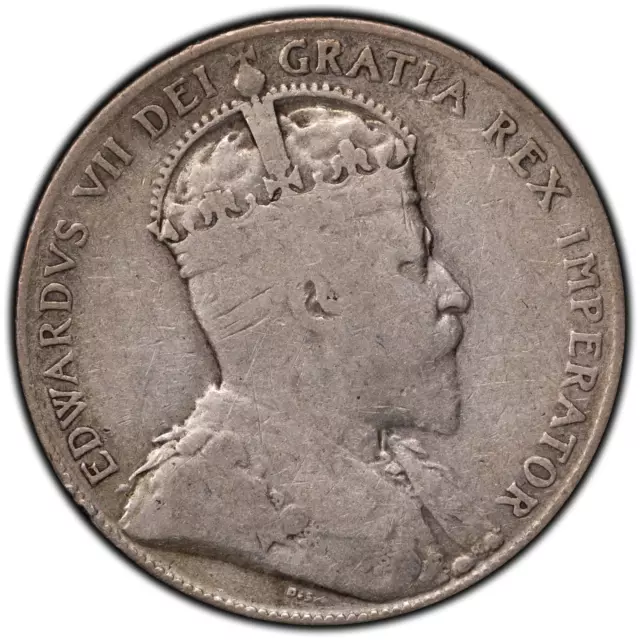 Newfoundland 1904-H 50 Cents Half Dollar Silver Coin