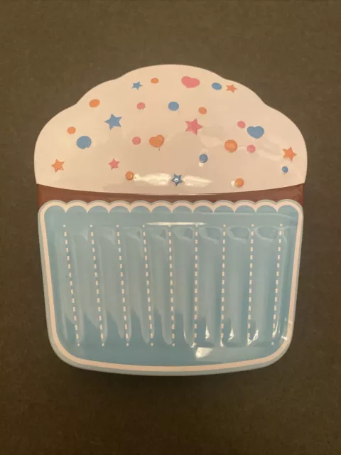 AMAZON Cupcake Birthday Gift Card Tin Empty No Card***