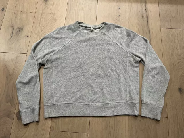 Lululemon  Size 8 Warm Down Crew Crushed Velvet Gray