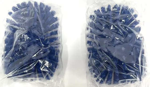*Case of 2* Sparta - 5-1/4" x 7-1/2" Tank & Kettle Brush Heads, Blue - 40041EC14