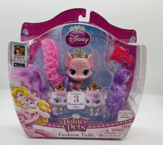 Disney Princess Palace Pets Fashion Tails Aurora's Kitty Beauty Figure