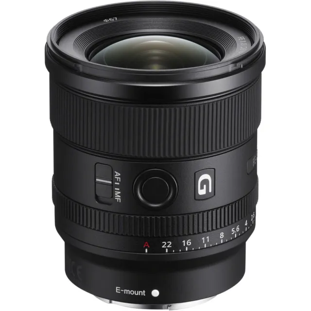 Sony FE 20mm f1.8 G Master Lens (SEL20F18G) - 2 Year Warranty