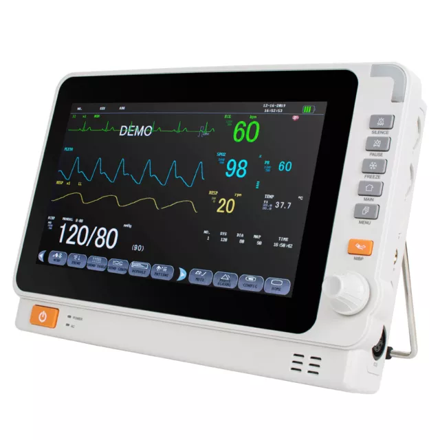 10 Inch- Multi-parameter Medical Monitor ICU CCU Vital Sign Patient Monitor Unit