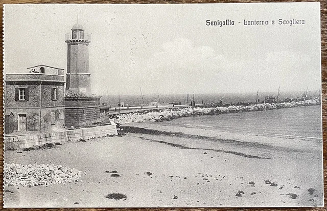 Senigallia - Lanterna e Scogliera - cartolina viaggiata
