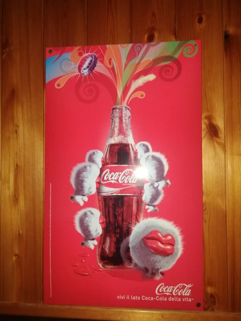 Enseigne Métallique Vintage Coca‑Cola 'Frankfurter On Roll' – 30x20 Cm
