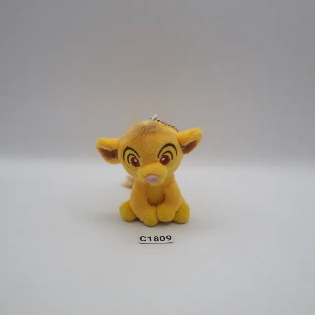 The Lion King C1809 Simba Disney  Plush 3.5" Keychain mascot Toy Doll Japan