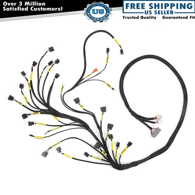 K20 K24 K-Series Tucked Engine Harness for Honda Acura K-Swap Integra CRX EK H-Q