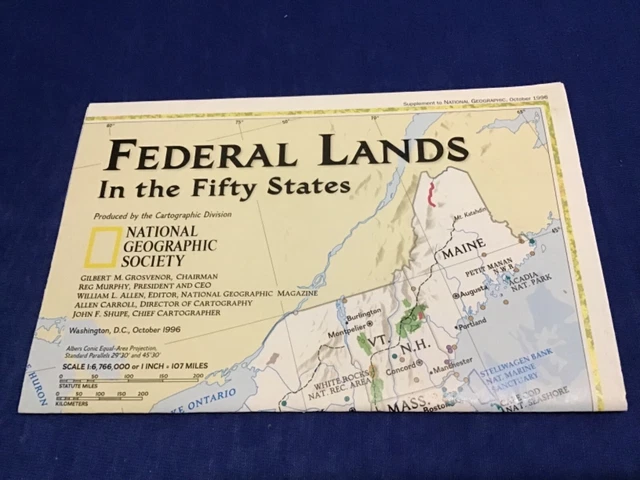 NATIONAL GEOGRAPHIC MAP Federal - National Geographic Map Federal Lands In The Fifty.webp