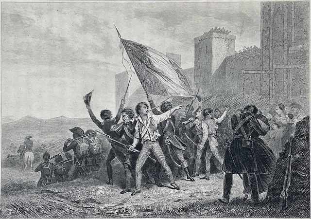 Révolution française La marseillaise Gravure de 1839