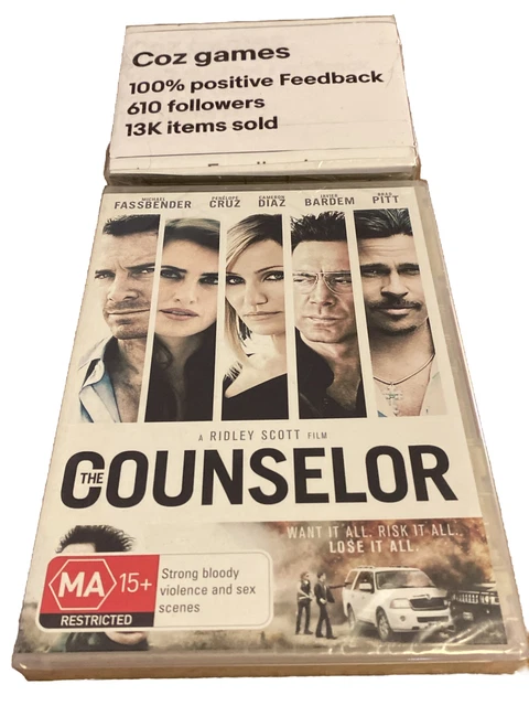 THE COUNSELOR (2013) Region 4 DVD - Brad Pitt, Cameron Diaz - Brand New &  Sealed $12.00 - PicClick AU