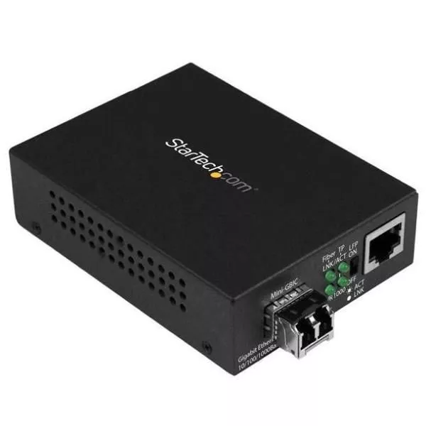 StarTech.com Convertisseur de média Gigabit Ethernet fibre optique compact - 85