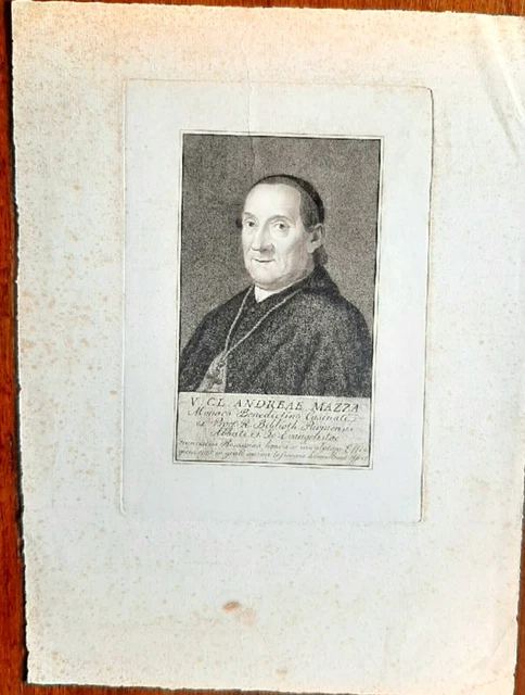 Francesco Rosaspina (1762-1841) Ritratto del Monaco Benedettino Andrea Mazza