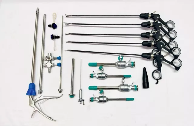 16pc Laparoskopische Operation Set Endoskopie Chirurgisch Instrumente