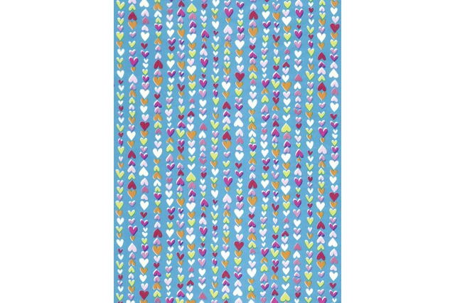 Papel Decopatch Ref 410 - Paquete de Cuerda de Corazones de 20 (381 x 305 mm)