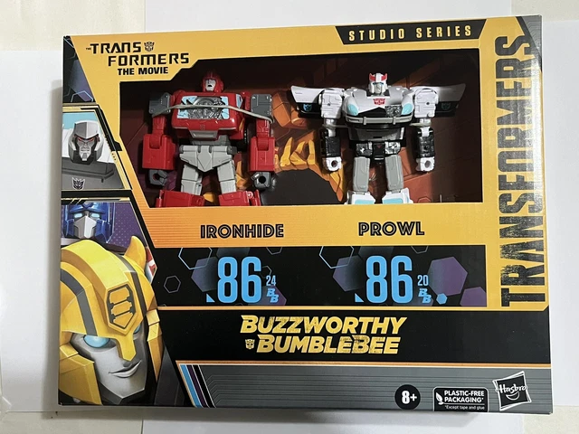 Transformers Studio Series 2 Pack: Ironhide (Voyager) & Prowl (Deluxe) | Buzzworthy Bumblebee | Giocattoli Da Collezione Per Bambini 8+