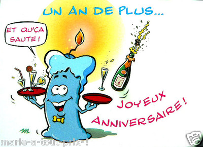 Carte Postale Joyeux Anniversaire Et Qu Ca Saute Eur 2 49 Picclick Fr