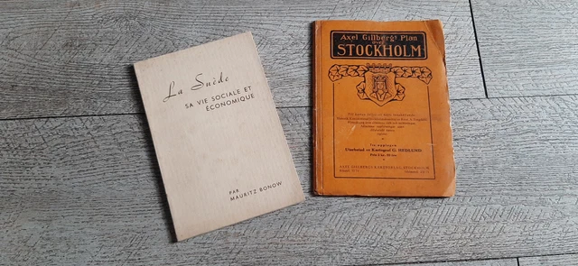 Dépliant Touristique Stockholm 1937 - Suède - Vintage Bon état