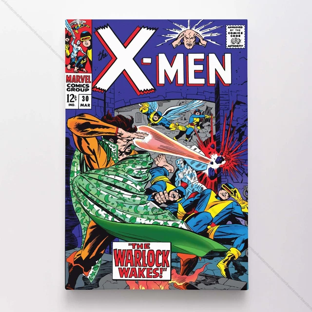 Uncanny X-Men Poster Canvas Vol 1 #30 Xmen Marvel Comic Book Art Print
