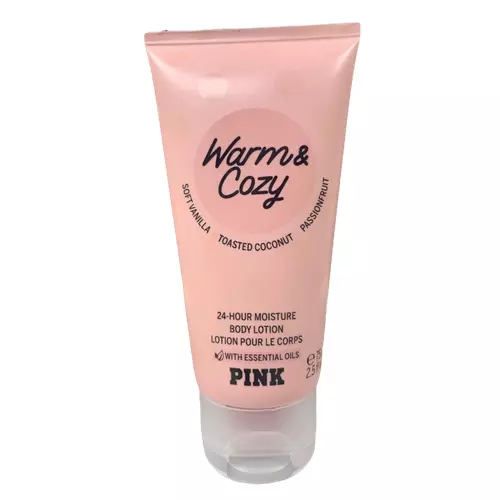 VICTORIA’S SECRET PINK WARM & COZY FRAGRANCE BODY LOTION CREAM 2.5 oz New