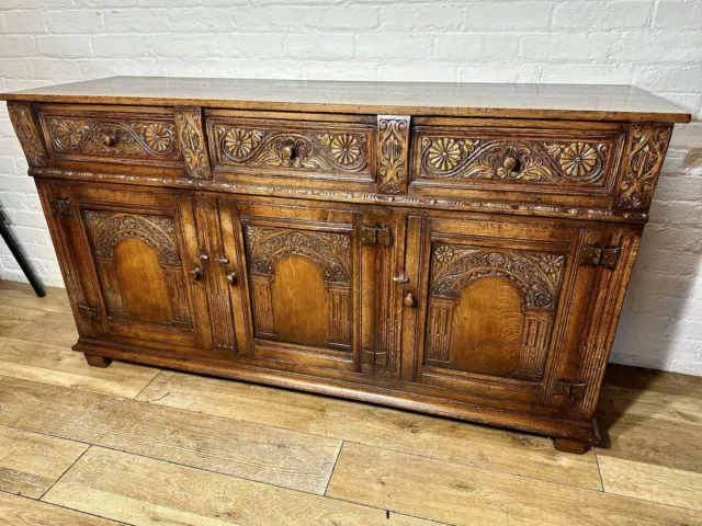 Antique Solid Oak  Sideboard . Free Delivery Available