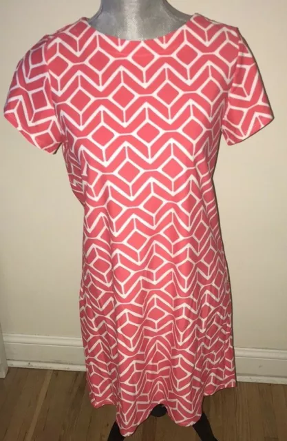 JUDE CONNALLY Ella Dress SAIL GEO CORAL size S M L XL ($178) NWT Resort