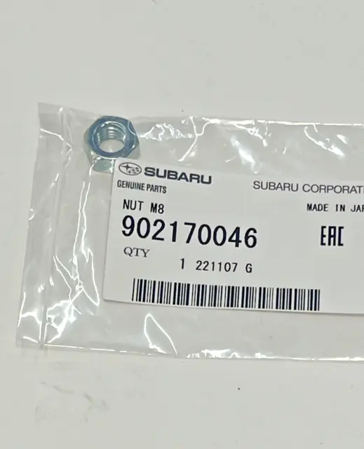 1-PC Confezione Originale Subaru (1988-2008) Modelli Nut M8, Batteria 90217-0046