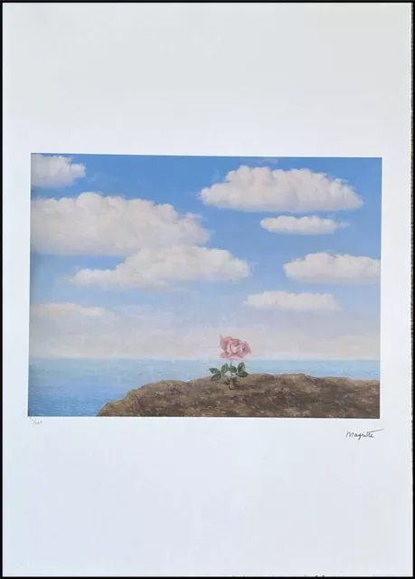 RENÉ MAGRITTE * Utopie * 50 x 70 cm * signed lithograph * limited