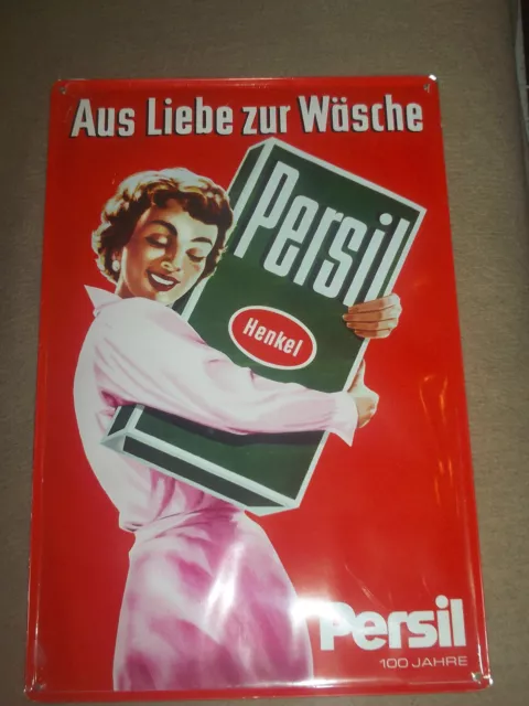 Blechschild Aus Liebe Zur Wäsche Persil   40 X 60 Cm 2