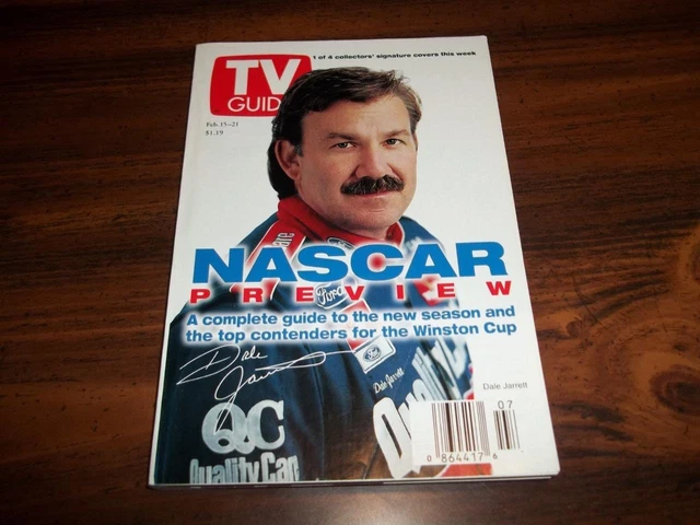 1997 Tv Guide June 15 Dale Jarrett Nascar Preview Winston Cup,  Monkees