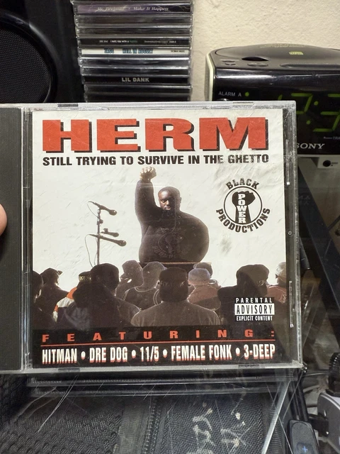 HERM: TRYING TO Survive In The Ghetto (CD) , RBL, Jt Bigga